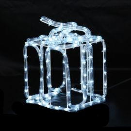 Paquet Cadeau lumineux Solaire 144 LED Blanc Froid
