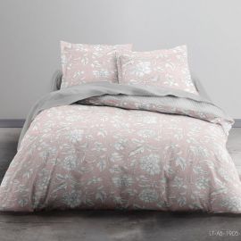 Parure de couette 240x260 pas cher Rose Floral