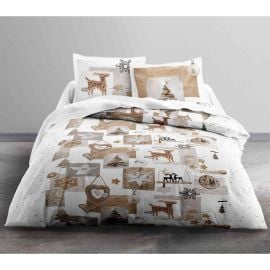 Parure housse de couette 220x240cm Snow deer