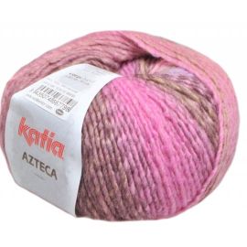 pelote de fil à tricoter Fantaisie Azteca Rose Violet