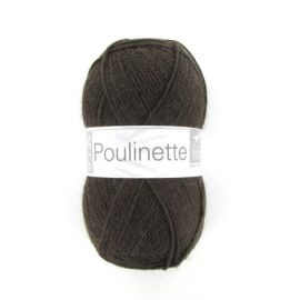 Pelote de laine cheval blanc poulinette Chocolat