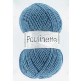 Pelote de laine cheval blanc poulinette Cobalt