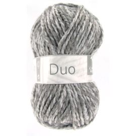 fil à tricoter DUO Cheval Blanc Bicolore Gris