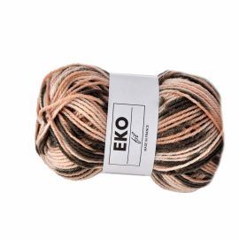 Pelote de laine Eko Fil Gris Blanc Ecru