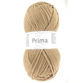 pelote de fil à tricoter gros fil 200gr Prima Beige Cheval Blanc 