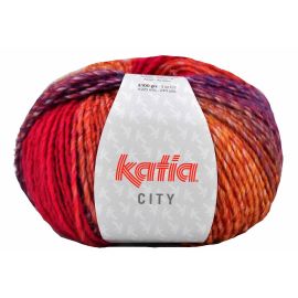 pelote de fil à tricoter City Katia Fuchsia