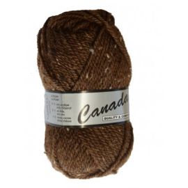 Pelote de laine Lammy Canada Tweed Chocolat