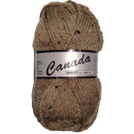 Pelote de laine lammy canada tweed taupe
