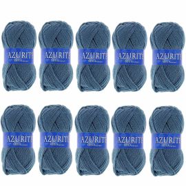 Generic 5 Lot De Pelote De Laine A Tricoter Couleur Assortie - Prix pas  cher