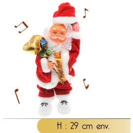 Pere noel automate avec son chapeau Animé 