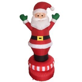 Pere Noel Gonflable pas cher qui tourne 180cm