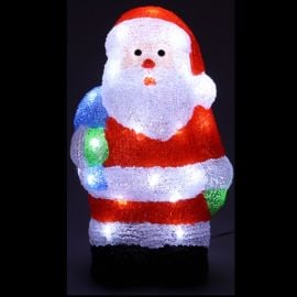 Père noel lumineux acrylique 40 LED