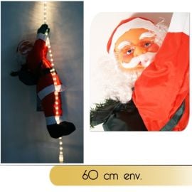 Pere noel sur Tube lumineux 60cm