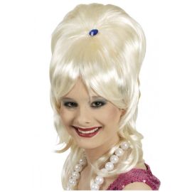 perruque - abigail - choucroute blonde