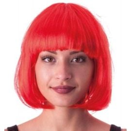 PERRUQUE CABARET ROUGE NEON