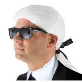 Perruque Karl - blanc