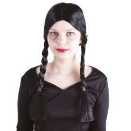 Perruque tresses - noir