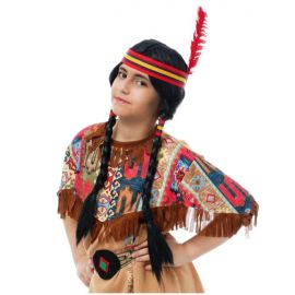 perruque - indienne fille - noire