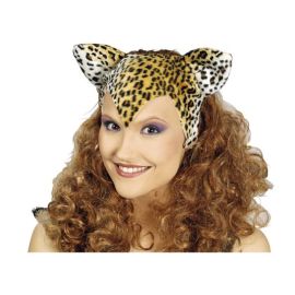 perruque - léopard - brune et blonde avec oreilles