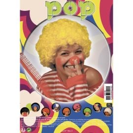 Perruque Pop Jaune
