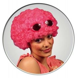Perruque Pop Rose