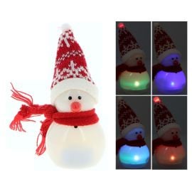 Petit Bonhomme de Neige Lumineux 10cm 