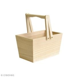 Petit panier en bois a décorer