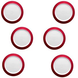 Petite assiette plastique Daytona Rouge