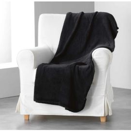 Plaid Moelleuse Noir 125x150cm