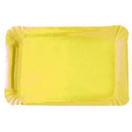 Plateau en carton Jaune