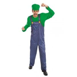 déguisement homme plombier vert taille m pas cher