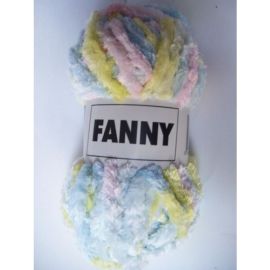 pelote de fil à tricoter chenille Fanny Pastel x3