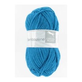 fil à tricoter Bambou à Tricoter Bamboulène Cheval Blanc Turquoise