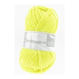 fil à tricoter Bambou à Tricoter Bamboulène Cheval Blanc Jaune