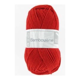 fil à tricoter Bambou à Tricoter Bamboulène Cheval Blanc Coquelicot