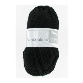 fil à tricoter Bambou à Tricoter Bamboulène Cheval Blanc Noir