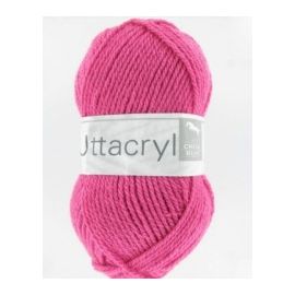 Fil à tricoter Cheval Blanc Uttacryl Framboise