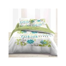 Housse de couette 220x240 pas cher Love Flowers - Badaboum