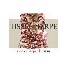 Pelote Tissu Echarpe Distrifil Fleur Rouge