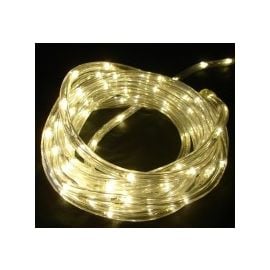 Guirlande LED en tube blanc chaud 18 mètres