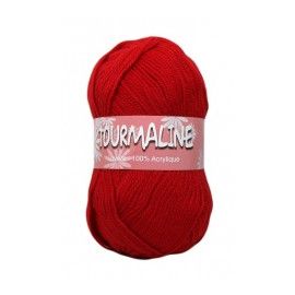 fil à tricoter Layette à tricoter Tourmaline Rouge