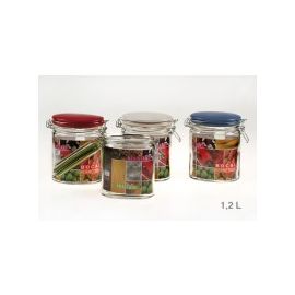 Bocal hermétique coloré 1.2L