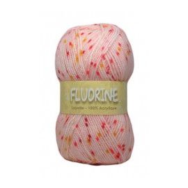 pelote de fil à tricoter Fluorine Layette bébé Rouge Jaune