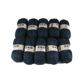 pelote de fil à tricoter Ekofil anthracite
