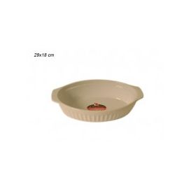 Plat à four ovale blanc 29.8x18.5cm