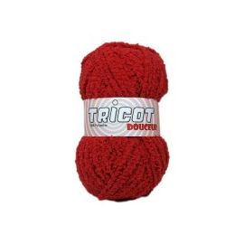 pelote de fil à tricoter tricot douceur Rouge