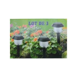 Lot de 3 Lampes Solaire pour Jardin