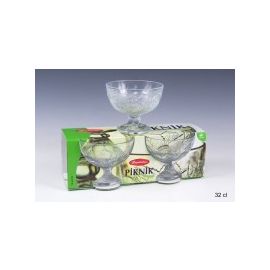 2 Coupes à glace 32cl en verre