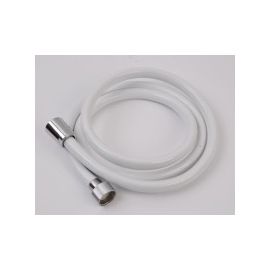 Flexible de douche 1m50 en pvc blanc