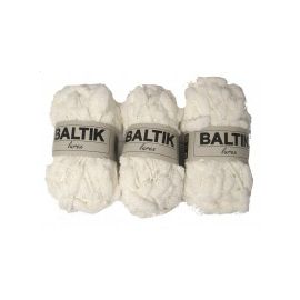 3 Pelotes Blanche Lurex